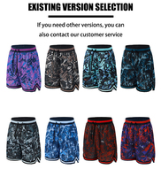 Shorts de basketball en gros, décontractés, respirants, à séchage rapide, par sublimation, avec cordon de serrage, pour le sport et les tenues de basketball ODM