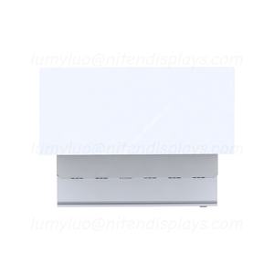 เฟอร์นิเจอร์ร้านตัดผม ชั้นวางแชมพูพร้อมไฟ LED ชั้นวางกระจกแบบมีล็อค ตู้เก็บของไม้สำหรับร้านเสริมสวย - Product Image 6