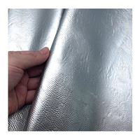 Feuille de cuir laserable brillante, similicuir laser avec support gris