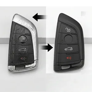 Guscio di Ricambio in Plastica per Chiave Auto con Telecomando per F10/F20/F30/F48/X1-X5 OLIVER, Custodia Vuota per Chiave Intelligente a 3/<span class=keywords><strong>4</strong></span> Pulsanti - Product Image 2