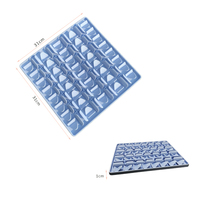 Bol d'alimentation en silicone pour animaux de compagnie, 31x31cm, conception anti-glouton pour chiens et chats