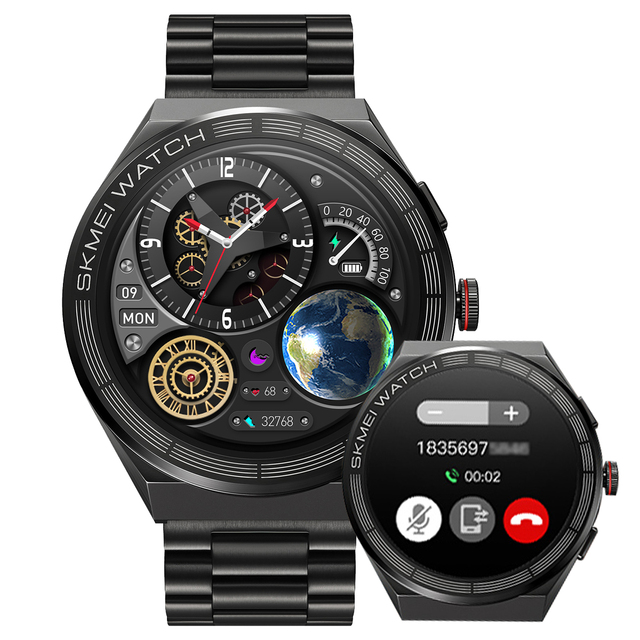 SKMEI S232 Hombre De Reloj Intelligent Smartwatch 2023 Fashion Fitness Relogio Sport Watches Waterproof Men Business Smart Watch