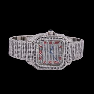 High on Demand Moissanite Diamond <b>Quartz</b> <b>Watch</b> Women Fashion Casual Stainless Steel Daily Wear <b>Watch</b> Available For Sale - Product Image 4