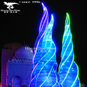 Lanterne del festival di capodanno <span class=keywords><strong>2023</strong></span> con lanterne di natale illuminate a LED per esterni - Product Image 5
