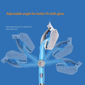 Mitclear 3 in 1 Telescopic <strong>Window</strong> Squeegee Glass Cleaning Tool <strong>Windows</strong> <strong>Cleaner</strong> <strong>Kit</strong> with Microfiber Household Glass Squeegee - Product Image 3