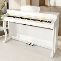 88-Tasten Digitalpiano mit 3 Pedalen, Eingebauten Lautsprechern & 256 Polyphonie - Bestseller für Schulbildung
