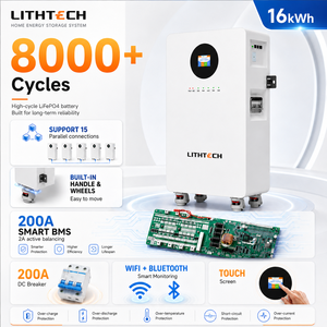 New 51.2V 600Ah 30KWh EV 8000 Cycles 300Ah 15kWh Mobile Lithium Solar <b>Battery</b> Floor <b>Mounted</b> Home Energy Storage System - Product Image 2