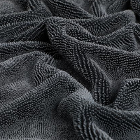 Serviette de séchage pour voiture en microfibre, boucles torsadées, absorbante, pour le detailing automobile, tissu de nettoyage, poids lourd, différentes tailles