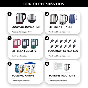 กาต้มน้ำไฟฟ้าพกพาขนาดเล็ก สแตนเลส ความจุ 1.6-2.0 ลิตร ปิดอัตโนมัติ สำหรับใช้ในบ้านและโรงแรม รุ่น KE07011 - Product Image 6