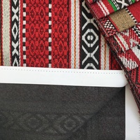 Nouveau design, style arabe, tissu jacquard Sadu en polyester 100 % tissé, imitation coton, poids lourd, pour canapé, mobilier, textile