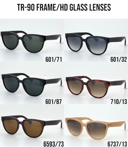 2026年トレンドレディースアウトドアUV400高級サングラス高品質デザイナーメンズオリジナル厚手アセテートキャットアイサングラス（箱付き） - Product Image 2