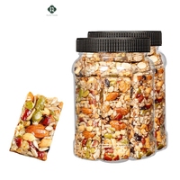500g de noix cuites au four, saveurs mélangées, dattes, noix, graines de citrouille, amandes, raisins secs noirs, collation