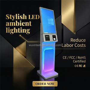Kiosque de commande alimentaire <span class=keywords><strong>en</strong></span> libre-service WUXIN 23,8/32 pouces avec écran tactile et lecteur de codes-barres, machine de paiement <span class=keywords><strong>en</strong></span> libre-service pour les commandes - Product Image 5