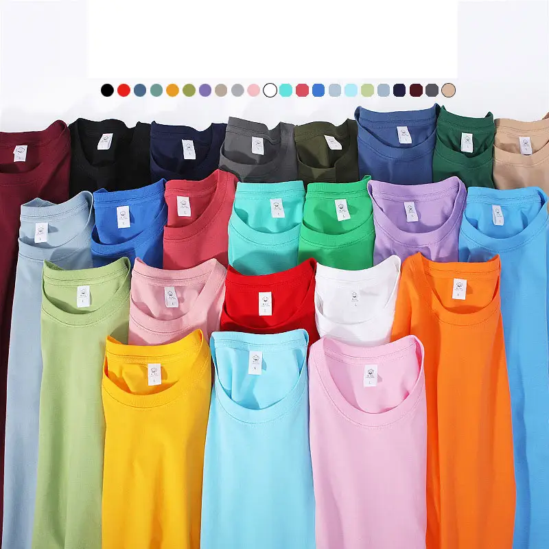 Erkekler 50% pamuk % 50% polyester düz sokak giyim boş Tee gömlek toptan tasarımcı özel Logo serigrafi t Shirt