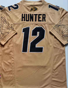 2025 नए कॉलेज अमेरिकी फुटबॉल 12 # ट्रैस शिकारी 2 # शेड्यूर सैंडर्स ने जर्सी को सर्वश्रेष्ठ - Product Image 5