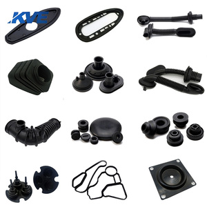 منتجات المطاط ذات درجة الحرارة العالية من الشركة المصنعة لمنتجات المطاط Epdm NBR FKM NR CR VMQ منتجات قطع غيار صب جزء مطاطي خاص - Product Image 5