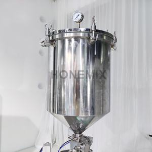 Hone-máquina de llenado de líquido a presión totalmente neumática, con escala, de pasta de alta viscosidad, para exfoliación de crema gruesa de uñas - Product Image 2