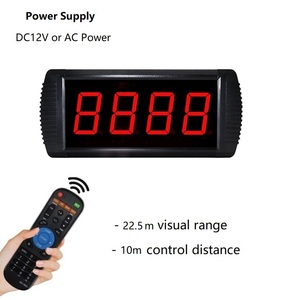 [Ganxin] 3 inch 4 chữ số <span class=keywords><strong>LED</strong></span> đếm ngược đếm lên chức năng truy cập kỹ thuật số không gian trong nhà khách truy cập khu vực danh lam thắng cảnh sử dụng - Product Image 3