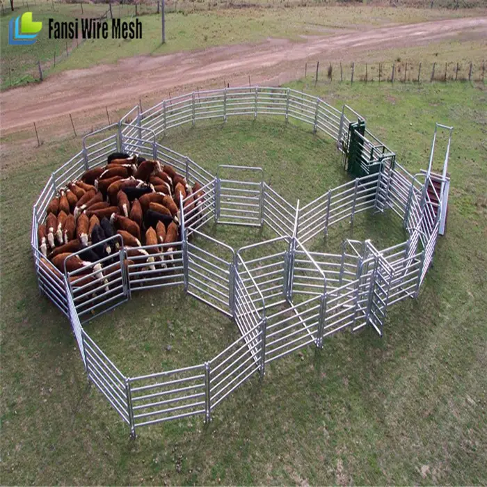 Paneles de ganado usados para patio de campo barato de alta calidad a la venta paneles de Corral panel de cerca de ganado de granja cerca de ganado en la granja