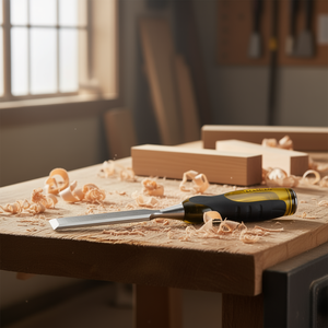 Ciseau à bois Stanley 22 mm en acier forgé, outil de sculpture de précision - Product Image 3