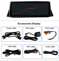 Autoradio Android 14 avec écran tactile de 10,25 pouces, Carplay et Android Auto pour BMW Série 5 F10 F11 CIC NBT