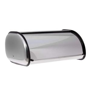 Boîte à pain en acier inoxydable pour comptoir de cuisine avec couvercle en acier inoxydable - Product Image 1