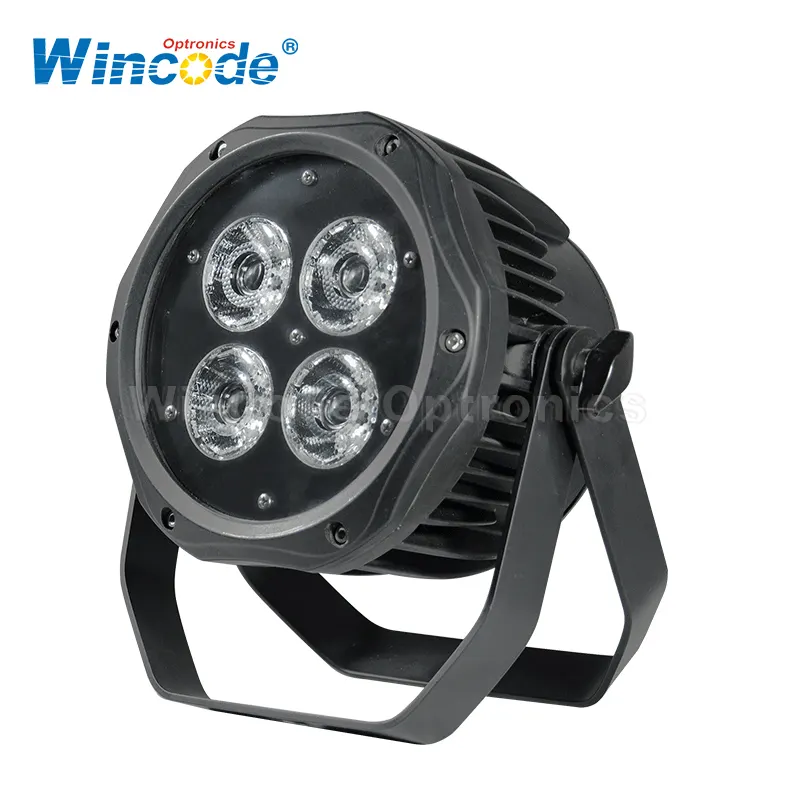 IP65 4*18W DMX512 RGBW 4 In 1 LEDIP65防水屋外パーライトLEDディスコパー缶ステージライト