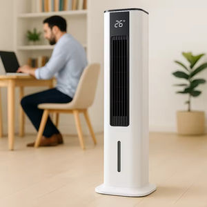 Climatiseur sur pied électrique avec purificateur d'air, télécommande, ventilateur tour chaud/froid, économie d'énergie, faible bruit, ventilateur sans pales - Product Image 6
