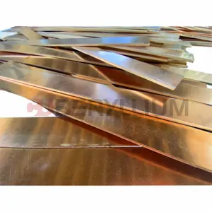 Most Commonly Utilized Beryllium Copper Material B194 C17200 TD02 CuBe2 Plate 6x25x800mm