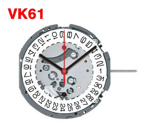 Movimiento cronógrafo Meca-Quartz VK61 original con descuento por volumen, piezas de reloj TMI japonesas con indicador de fecha para reparación y reemplazo OEM - Product Image 1