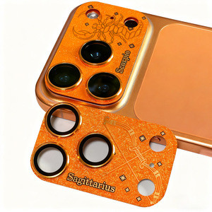 Pellicola Protettiva per Obiettivo Fotocamera Zodiac Patterns in Vetro Temperato 9H per iPhone 17 Pro Max 17 Air - Product Image 5