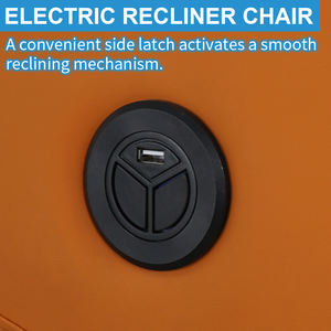 Canapé électrique inclinable tissu cuir PU, <span class=keywords><strong>fauteuil</strong></span> de Massage simple, <span class=keywords><strong>fauteuil</strong></span> de loisirs, <span class=keywords><strong>fauteuil</strong></span> pour le salon - Product Image 6