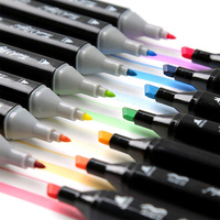 Marqueurs d'art professionnels à double pointe non effaçables, ensemble de 168 couleurs pour livres de coloriage pour adultes, mélange et illustration