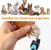 Trousse professionnelle de coupe-ongles pour animaux Elecpet en acier inoxydable, coupe-griffes aiguisé et sécurisé pour chiens et chats, pour le toilettage et l'entretien des animaux