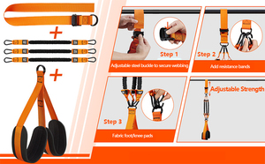 THYFIT-<span class=keywords><strong>Bandas</strong></span> <span class=keywords><strong>Paralelas</strong></span> Ajustables para Fitness en Interiores, <span class=keywords><strong>Bandas</strong></span> de Resistencia Asistidas - Product Image 2