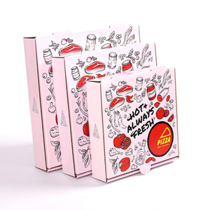 Custom pizza carton box white pizza box pizza dough boxes