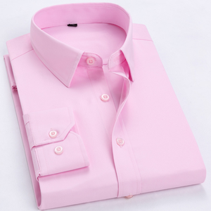 Camisas <span class=keywords><strong>de</strong></span> manga larga <span class=keywords><strong>de</strong></span> alta calidad al por mayor <span class=keywords><strong>de</strong></span> fábrica <span class=keywords><strong>para</strong></span> hombres camisas <span class=keywords><strong>de</strong></span> <span class=keywords><strong>vestir</strong></span> abotonadas sólidas sin hierro sin arrugas <span class=keywords><strong>para</strong></span> hombres <span class=keywords><strong>de</strong></span> oficina - Product Image 3