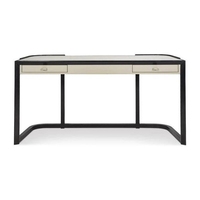 Modern bureau voor thuiskantoor, eenvoudig te monteren, hoekbureau voor thuiswerkplek en kantoor.