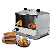 Machine à vapeur de hot-dog commerciale Offre Spéciale de haute qualité avec vitrine de hot-dog électrique de chauffe-bun