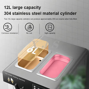 Máquina para Hacer Conos de Helado Suave, 3 Sabores, Máquina para Rellenar Rollos de Helado de Yogur, Máquina para Hacer Helados - Product Image 4