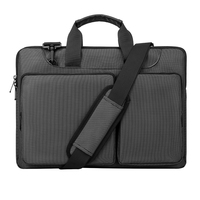 Housse d'ordinateur portable légère, de haute qualité, antichoc, élégante, simple, en polyester, sac messager