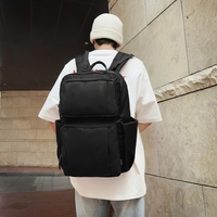 Tas Ransel Laptop Bisnis Kapasitas Besar Anti Gores Notebook Custom Tas Komputer Multi Kantong Kerja Sehari-hari