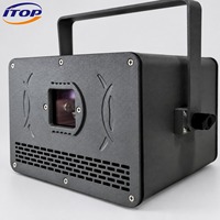 Lumière laser d'animation couleur pleine 10W, étanche, DMX512 RGB, modèle XM-RGB-10W pour concerts en plein air, scènes, festivals, événements