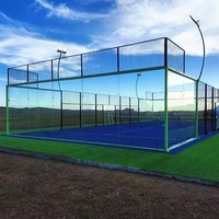 Terrain de padel panoramique de haute qualité 10M*20M