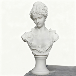 Busto de Mármol Europeo Octaviano Augusto, Escultura de Piedra Intrincada, Duradera para Jardín/Villa - Product Image 5