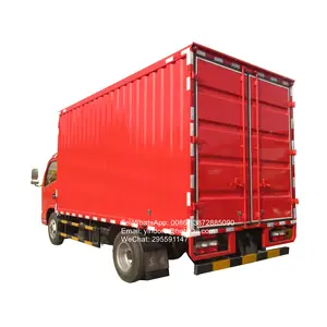 Dfac 4x2 6 roues diesel de camion de cargaison de 4 tonnes 5 tonnes nouveau camion fourgon pour vente