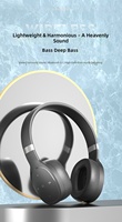 Écouteurs sans fil sportifs personnalisés supra-auriculaires, son HD, basses puissantes, micro en plastique, batterie longue durée, casque audio pour audiophiles, téléphone portable