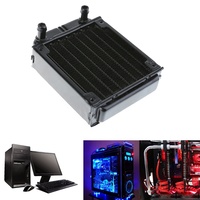 Refroidisseur d'eau en aluminium 80 240mm Radiateur d'ordinateur CPU Radiateur de refroidissement par eau