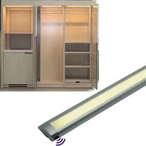 12v luz de alumínio led para armário, luz infravermelha, interruptor de porta, armário de cozinha, sensor de movimento