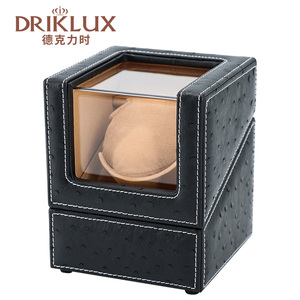 Penggulung Jam Tangan Otomatis Putar 1 Jam Tangan Tunggal Kulit Persegi Mewah Smart Gyro Orbit Berkualitas Tinggi Custom Display Grain Drawer Kayu - Product Image 6